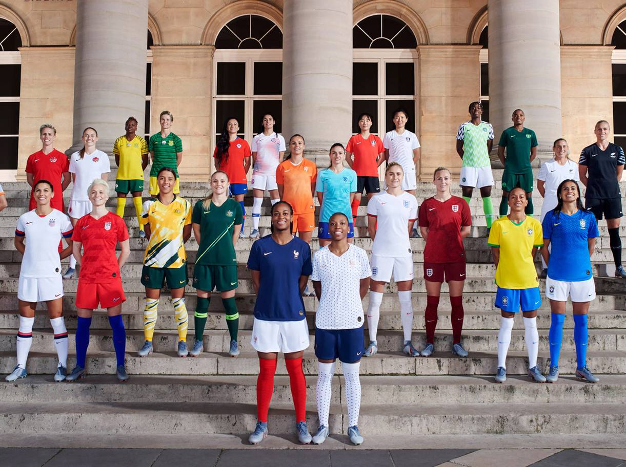 2019 Womans World Cup Kits